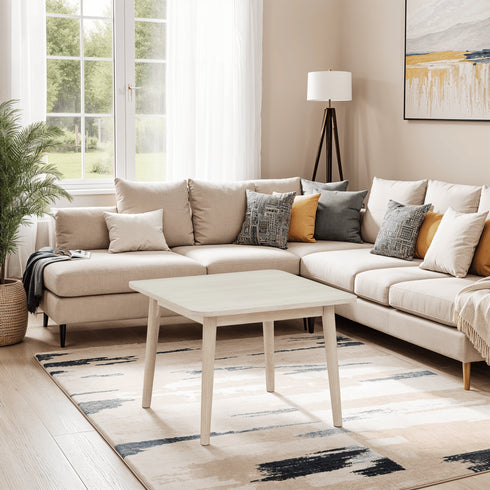 Square Coffee Table Nyborg 70x70 - White Oil